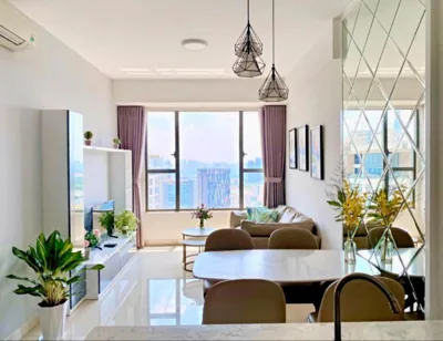 Apartamento de dos dormitorios con vistas — Rivergate Residence Free Pool